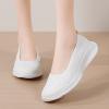 Leisure Women's Slip On Travel Soft Sole Comfortable Shoes Outdoor Mesh Runing Fashion Sports Toe Shoes for Women (White, 9) view 2