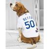 MLBPA Dog Jersey - Mookie Betts, Markus Lynn #50 Pet Jersey - MLB LA Dodgers Mesh Cat Jersey, X-Small view 1