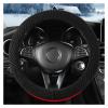 FUERU Car Steering Wheel Cover Set Universal Car Steering Wheel Cover Winter Plush Four Seasons Universal Car Interior Gifts (Color : 9#) view 1