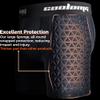 COOLOMG Men Adult Padded Baseball Sliding Shorts with Cup Pocket for Softball Football Hockey Black view 2