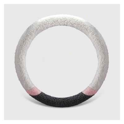 FUERU Car Steering Wheel Cover Set Universal Car Steering Wheel Cover Autumn and Winter Plush Fashion Beautiful Car Interior (Color : 1#)