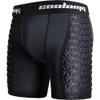 COOLOMG Men Adult Padded Baseball Sliding Shorts with Cup Pocket for Softball Football Hockey Black view 1