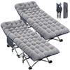 ABORON Heavy-Duty Folding Guest Bed for Adults, 500lb Capacity, Portable Extra Cot with 1235D Double Layer, Ideal for Indoor Guest Stays & Temporary Home Use view 1