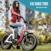 Hycline E-Bike Fat Tire Replacement Set: 26x4.0 Inch Folding Bicycle Tires Plus Bike Tubes and Tire Levers Compatible with Urban Street Mountain or 3-Wheel Bikes (1 Pair) view 2
