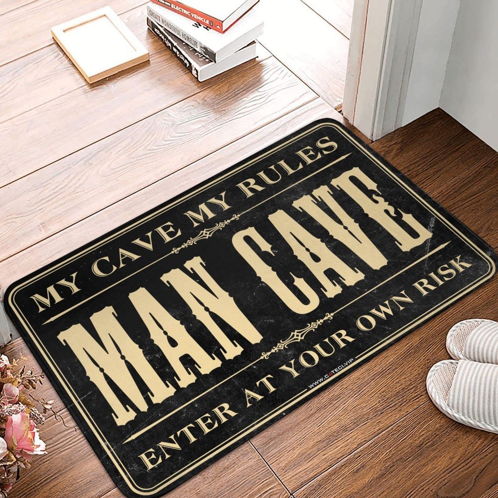 Dsoluuing Sweet Home Mat Wrning Enter at Your Own Risk Mat Spring Outdoor Decor Fall Front Door Mats Outdoor (Size : 40X60CM)