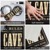 Dsoluuing Sweet Home Mat Wrning Enter at Your Own Risk Mat Spring Outdoor Decor Fall Front Door Mats Outdoor (Size : 40X60CM) view 3
