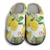 fashion Slippers Lemon Slippers Mandarins Mens Slip On Slippers Bed House Slippers Women's Slipper Washable House Shoes view 1