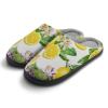 fashion Slippers Lemon Slippers Mandarins Mens Slip On Slippers Bed House Slippers Women's Slipper Washable House Shoes view 3