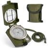 Compass, Hiking Compass for Survival with Lensatic  Water-Resistant Durable and Pocket-Sized view 1