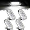 TANFEI 3" LED 12V Oblong Courtesy Light, Marine Boat Deck Transom Stern Light for Yacht Pontoon Fishing Boat Kayak Sailboat, Sealed Boat Cabin Lights (6, White Light) view 4