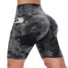 CAMPSNAIL Biker Shorts Women with Pockets - 3"/5"/8" High Waisted Workout Spandex Tummy Control Gym Running Yoga Shorts view 1