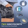 CAMPSNAIL Biker Shorts Women with Pockets - 3"/5"/8" High Waisted Workout Spandex Tummy Control Gym Running Yoga Shorts view 3