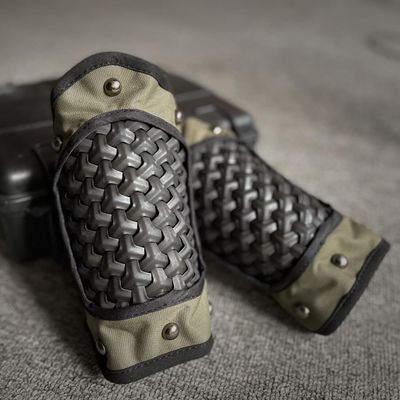 KAROYD Samurai Tactical Armor, Chinese Style Tactical Protector Arm Guards Bracers Armor