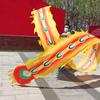 CALMR 3D Dragon Dance Ribbon Slope Dragon Throw Streamer Silk-Like Flowy Chinese Dragon Ribbon Streamer + Travel Bag view 1