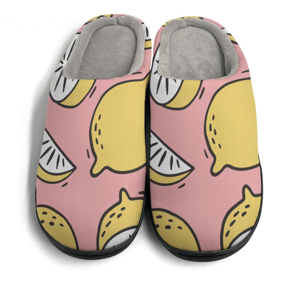 Fashionable Slippers Lemon Slipper summer Cute Slippers for Women Bedroom Slippers for Ladies Foam Slipper Novelty House Slippers