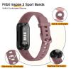 Meliya for Fitbit Inspire 3 Bands Women Men, Soft Silicone Adjustable Wristband Replacement Sport Straps Compatible with Fitbit Inspire 3 Fitness Tracker (Smoke Violet) view 3