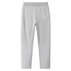 ANUFER Mens Slim Fit Cotton Sweatpants Jogging Bottoms with Zipper Pockets Casual Trousers Open Bottom Light Grey 4XL view 2