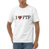 Abipuir T Shirts for Men Funny I Love FTP T Shirt Graphic Tees Men Funny (Color : Colour, Size : X-Large) view 1