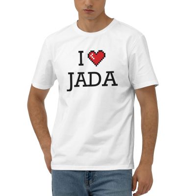 Abipuir Funny T-Shirts for Women I Love Jada T Shirt Funny Tees for Women (Color : Colour, Size : Large)