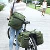 AWKSPORTS Bike Rear Rack Bag 37L Waterproof 3 in 1 Bike Panniers & Rack Trunks Saddle Shoulder Bag with Rain Cover for Cycling, Traveling (Army Green-with Rain Cover) view 2
