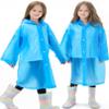 HOOMBOOM 2 Pack Waterproof Raincoats for Kids Reusable,EVA Rain Ponchos Emergency Rain Jacket for Children, Boys and Girls view 1