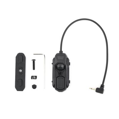 NECARL ModButton Remote Pressure Switch, Dual Function Tactical Weapon Light Switch with 2.5mm Plug for DBAL NGAL PEQ, Fit for 20mm Picatinny Mlok Keymod Rail