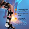 FBITE Knee Braces for Knee Pain - Knee Supporter With Hinges for promotes muscle And joint recovery,soreness - Universal size - Sold as Single Unit,White-Right view 4