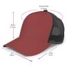 Customized Basketball Stars, Custom Baseball Stars, Individuation Rugby Stars, and Other Game Style Star Identification Number Grid Hats in Sets of 24 Black view 2