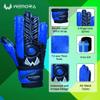 WEMORA Soccer Goalie Gloves Fingersave for Kids Youth Adults with 7.5MM Strong Grip Palm Flexible Finger Spines Goalkeeper Gloves (Blue, Size 6 Suitable for 13 to 15 Years Old, Ambidextrous) view 3