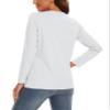 TACVASEN Athletic Shirts for Women Dry Fit Shirts Sun Protection Shirts Swim Shirts Summer Shirts Active Shirts Sun Shirts UPF 50+ Shirts Golf Shirts White view 2