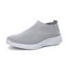 AngryMonkey Women Arch Support Orthopedic Sneakers Walking Shoes,Comfortable Lightweight Breathable Memory Foam Slip On Trainers Running Shoes (9,Grey,9) view 1