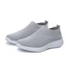 AngryMonkey Women Arch Support Orthopedic Sneakers Walking Shoes,Comfortable Lightweight Breathable Memory Foam Slip On Trainers Running Shoes (9,Grey,9) view 2