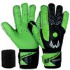 WEMORA Soccer Goalie Gloves Fingersave for Kids Youth Adults with 7.5MM Strong Grip Palm Flexible Finger Spines Goalkeeper Gloves (Green, Size 9 Suitable for Size L-XL Adult, Ambidextrous) view 1
