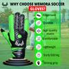 WEMORA Soccer Goalie Gloves Fingersave for Kids Youth Adults with 7.5MM Strong Grip Palm Flexible Finger Spines Goalkeeper Gloves (Green, Size 9 Suitable for Size L-XL Adult, Ambidextrous) view 4