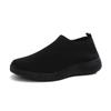 AngryMonkey Women Arch Support Orthopedic Sneakers Walking Shoes,Comfortable Lightweight Breathable Memory Foam Slip On Trainers Running Shoes (8,Black,8) view 1