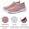 AngryMonkey Women Arch Support Orthopedic Sneakers Walking Shoes,Comfortable Lightweight Breathable Memory Foam Slip On Trainers Running Shoes (8,Black,8) view 3
