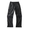 ZYXTIM Mens Hiking Cargo Pants Plus Size Convertible Zip Off Drawstring Pockets Lightweight Fishing Camping Tactical Pants Black view 1