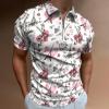 Paris - Eiffel Tower and A Heart Golf Polo Shirts for Men Short Sleeve T-Shirts Casual Slim Fit Tennis Shirt 2XL view 2