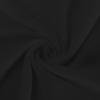 Womens Summer Tops Pleated Trendy Tunics Square Neck Lace Short Sleeve Tee Shirt Hide Belly Loose Casual Flowy Blouse Black view 4