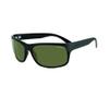 Serengeti Pistoia 830164MM Matte Black Top Shiny Black Bottom/Mineral Polarized 555nm Rectangle Sunglasses For Men +BUNDLE with ACCESSORY EYEWEAR KIT view 1
