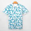 Prostate Cancer Awareness Blue Ribbons Golf Polo Shirts for Men Short Sleeve T-Shirts Casual Slim Fit Tennis Shirt 4XL view 3