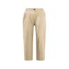 Capris for Women Casual Summer Plus Size, Linen Pants Women Summer 2025 Capris for Work Casual Cropped Trousers Solid Plain High Waist Straight Pant with Pockets Wide Leg Cotton Capri Leggings view 3