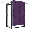 Katzowen Extra Large Yoga Mat Storage and Display Rack Holder, Holds 60 Workout Mats - Freestanding Three-Side Pilates Mat Hanger for Home Gym Studio & Workout Room view 1