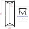 Katzowen Extra Large Yoga Mat Storage and Display Rack Holder, Holds 60 Workout Mats - Freestanding Three-Side Pilates Mat Hanger for Home Gym Studio & Workout Room view 3