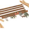 Earring Holder Slats for DIY Jewelry Organizer Frame, Custom Made Wood Rows (11, Raw Wood) view 1