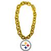 Aminco NFL Pittsburgh Steelers Printed Round Logo Fan Chain, Gold view 1