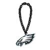 Aminco NFL Philadelphia Eagles Eagle Head Fan Chain, Black view 1