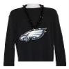 Aminco NFL Philadelphia Eagles Eagle Head Fan Chain, Black view 2