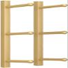Bsetain Home Workout Room Yoga Mat Holder, Metal Foam Roller Display Shelf, Pilates Mats Organize Rack, Wall Mount (Size : 75cm/29.5in)