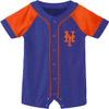 Outerstuff MLB Unisex-Baby Newborn & Infants 0-24 Months Little Slugger Onesie Bodysuit Romper (New York Mets, 0/3 Months) view 1